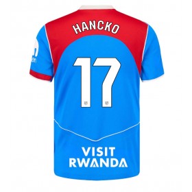 Pánské fotbalový oblečení Atletico Madrid David Hancko #17 Tretí košile 2025-26 Krátkým Rukávem